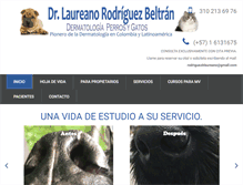 Tablet Screenshot of laureanorodriguez.com